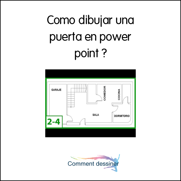 Como dibujar una puerta en power point